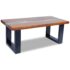 vidaXL Coffee Table Teak Resin 100x50 cm - Image 9