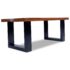 vidaXL Coffee Table Teak Resin 100x50 cm - Image 11