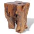 vidaXL Stool Solid Teak Wood - Image 4