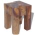 vidaXL Stool Solid Teak Wood - Image 2