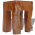 vidaXL Stool Solid Teak Wood - Image 9
