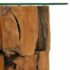 vidaXL Coffee Table Solid Teak Driftwood 60 cm - Image 7