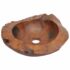 vidaXL Basin Solid Teak 45 cm - Image 5