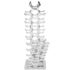 vidaXL Wine Rack Aluminium Silver 27 Bottles - Image 2