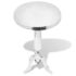vidaXL Side Table Round Aluminium Silver - Image 2