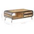 vidaXL Coffee Table 100x50x35 cm Solid Mango Wood - Image 9