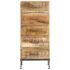 vidaXL Chest of Drawers 45x35x106 cm Solid Mango Wood - Image 2