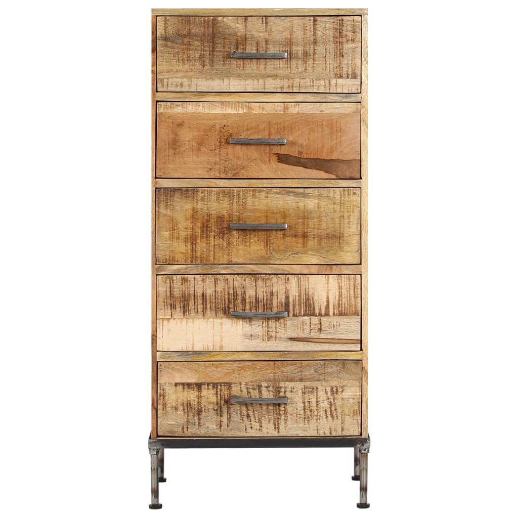8719883549880_g_en_hd_1 vidaXL Chest of Drawers 45x35x106 cm Solid Mango Wood - Image 2