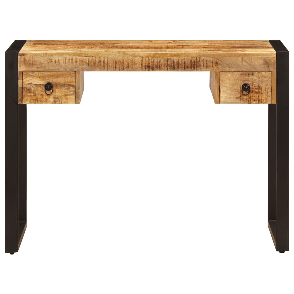 8719883550886_g_en_hd_1 vidaXL Desk with 2 Drawers 110x50x77 cm Solid Mango Wood - Image 2