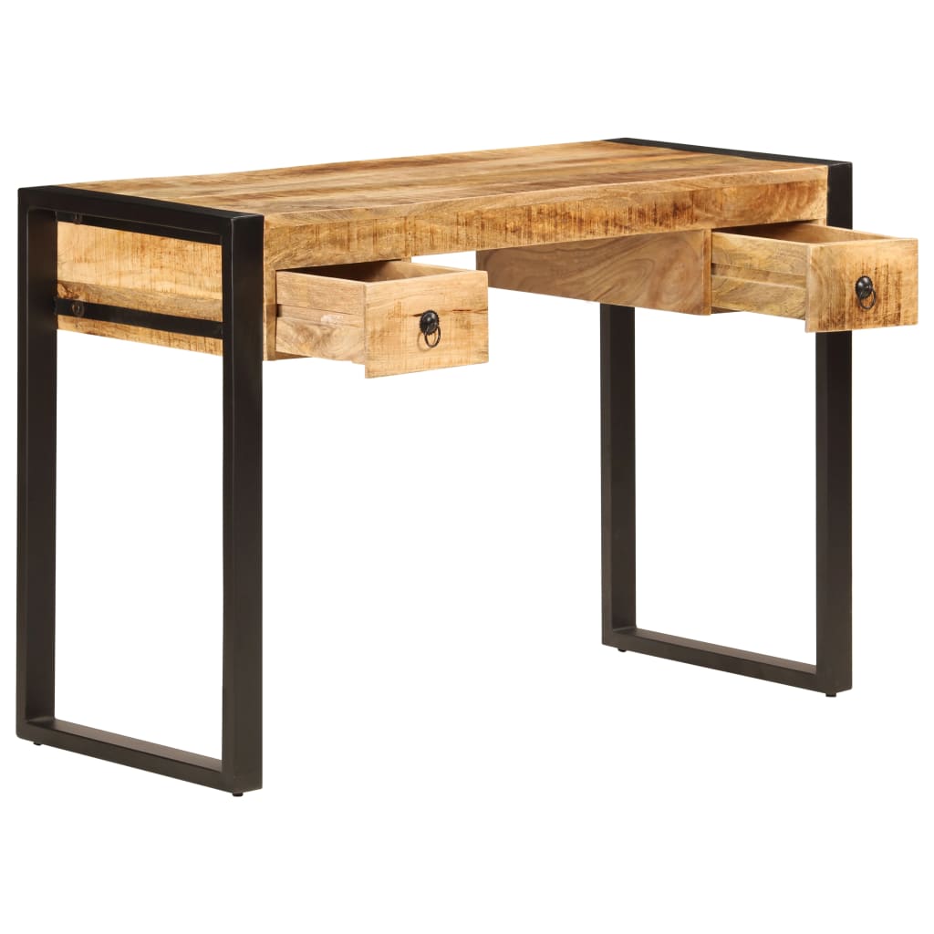 8719883550886_g_en_hd_2 vidaXL Desk with 2 Drawers 110x50x77 cm Solid Mango Wood - Image 4