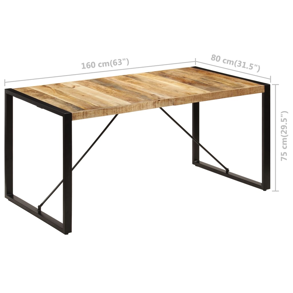 8719883551050_g_en_hd_7 vidaXL Dining Table 160x80x75 cm Solid Mango Wood - Image 8