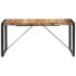 vidaXL Dining Table 160x80x75 cm Solid Reclaimed Wood - Image 3