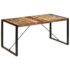 vidaXL Dining Table 160x80x75 cm Solid Reclaimed Wood - Image 9
