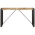 vidaXL Dining Table 140x70x75 cm Solid Mango Wood - Image 2