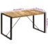 vidaXL Dining Table 140x70x75 cm Solid Mango Wood - Image 8