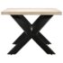 vidaXL Dining Table White 200x100x75 cm Solid Mango Wood - Image 3