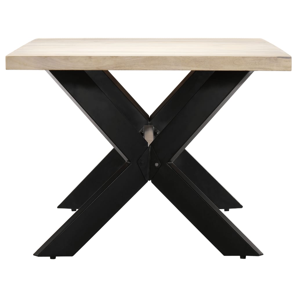 8719883551166_g_en_hd_2 vidaXL Dining Table White 200x100x75 cm Solid Mango Wood - Image 3