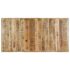 vidaXL Dining Table 160x80x75 cm Solid Rough Mango Wood - Image 4