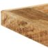 vidaXL Dining Table 160x80x75 cm Solid Rough Mango Wood - Image 5