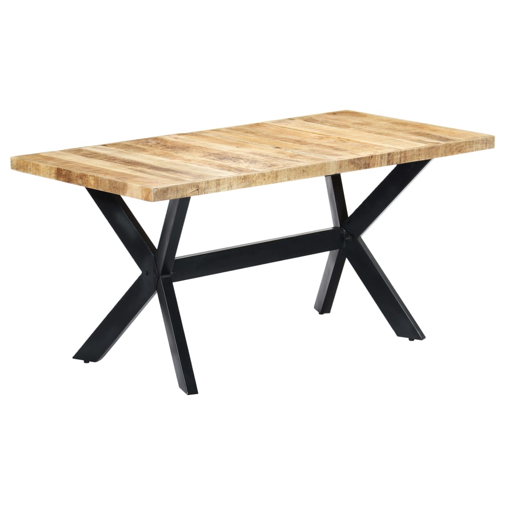 8719883551210_g_en_hd_8 vidaXL Dining Table 160x80x75 cm Solid Rough Mango Wood - Image 9