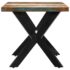 vidaXL Dining Table 160x80x75 cm Solid Reclaimed Wood - Image 3