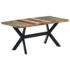 vidaXL Dining Table 160x80x75 cm Solid Reclaimed Wood - Image 9