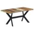 vidaXL Dining Table 160x80x75 cm Solid Reclaimed Wood - Image 10