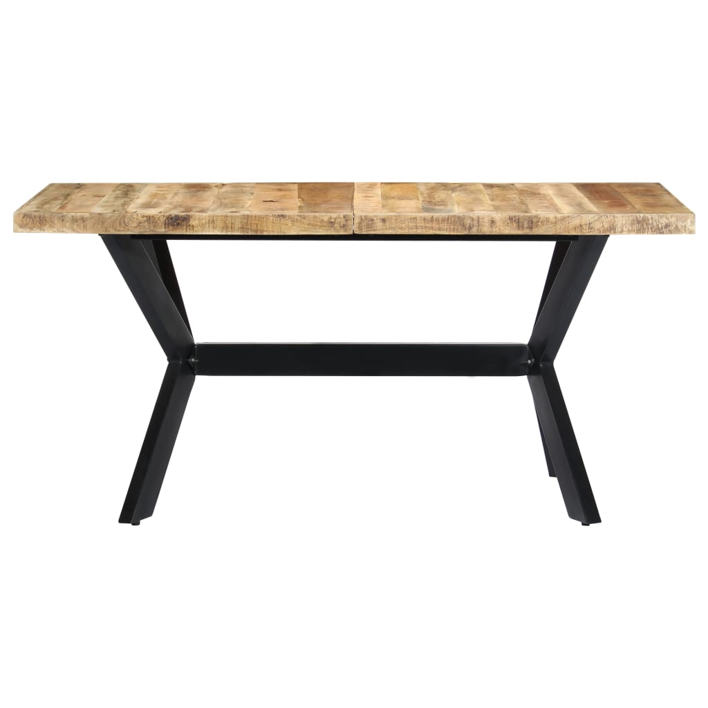 8719883551258_g_en_hd_1 vidaXL Dining Table 140x70x75 cm Solid Rough Mango Wood - Image 2