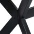 vidaXL Dining Table 140x70x75 cm Solid Rough Mango Wood - Image 4