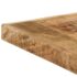 vidaXL Dining Table 140x70x75 cm Solid Rough Mango Wood - Image 5
