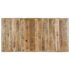 vidaXL Dining Table 140x70x75 cm Solid Rough Mango Wood - Image 6
