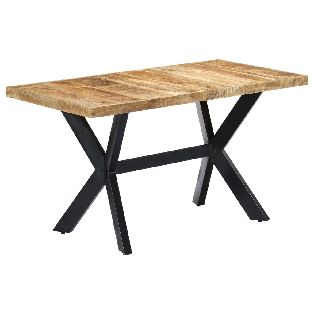 8719883551258_g_en_hd_7 vidaXL Dining Table 140x70x75 cm Solid Rough Mango Wood - Image 8