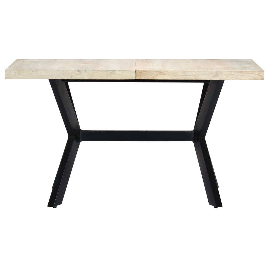 8719883551265_g_en_hd_1 vidaXL Dining Table 140x70x75 cm Solid Bleached Mango Wood - Image 2