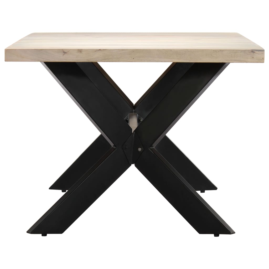 8719883551265_g_en_hd_2 vidaXL Dining Table 140x70x75 cm Solid Bleached Mango Wood - Image 3
