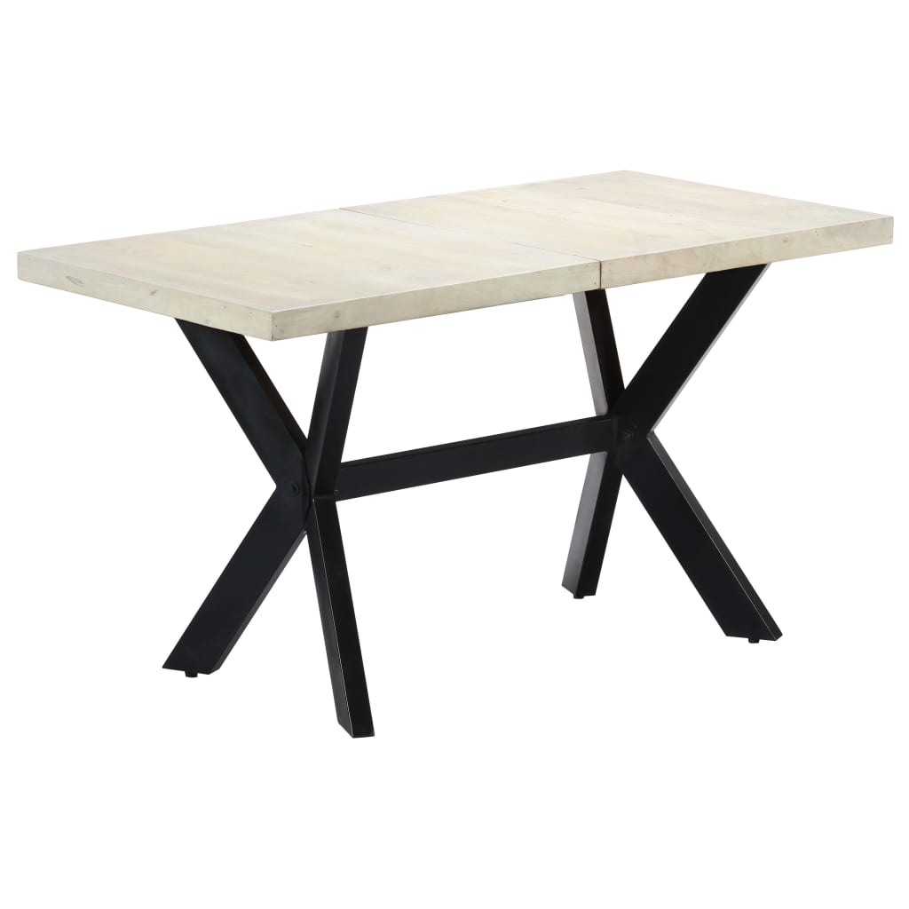 8719883551265_g_en_hd_9 vidaXL Dining Table 140x70x75 cm Solid Bleached Mango Wood - Image 10