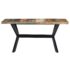 vidaXL Dining Table 140x70x75 cm Solid Reclaimed Wood - Image 2