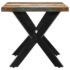 vidaXL Dining Table 140x70x75 cm Solid Reclaimed Wood - Image 3