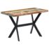 vidaXL Dining Table 120x60x75 cm Solid Reclaimed Wood - Image 11