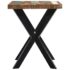 vidaXL Dining Table 120x60x75 cm Solid Reclaimed Wood - Image 3