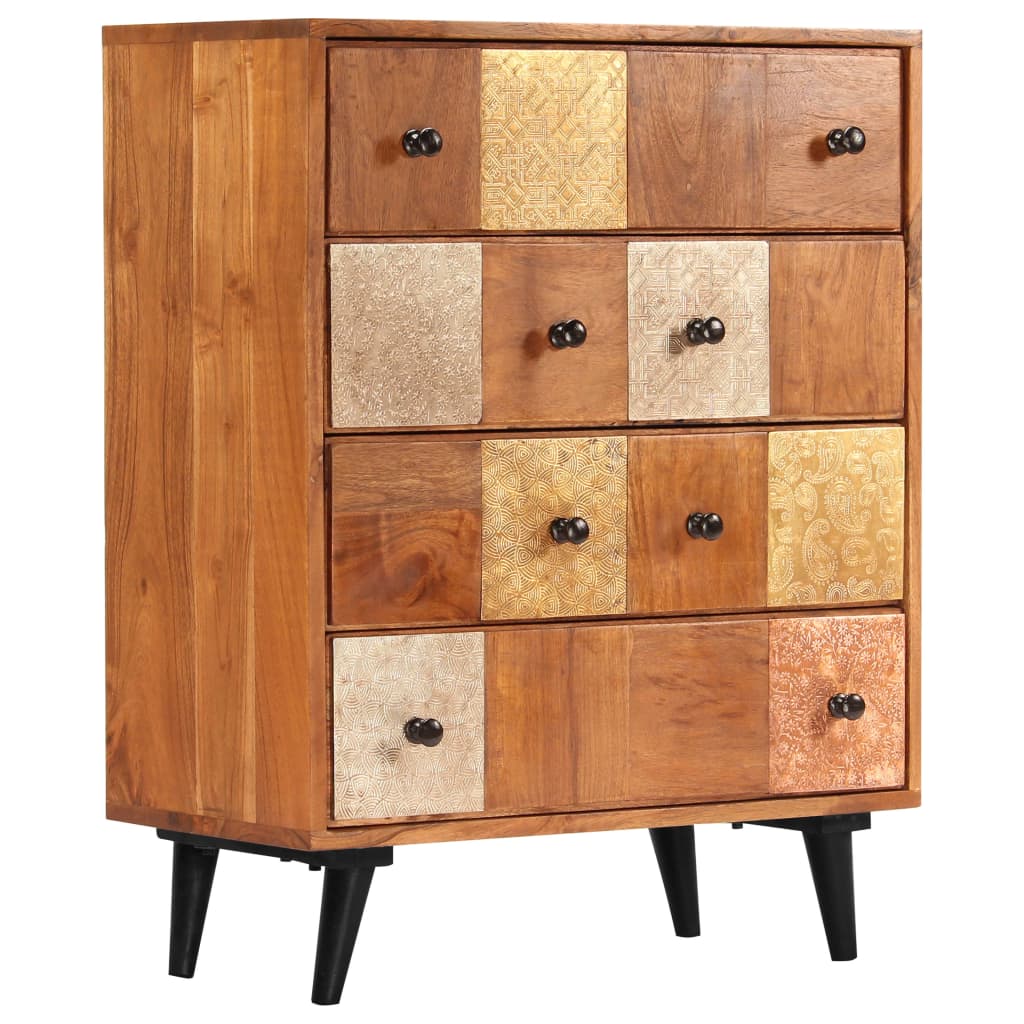 8719883551562_a_en_hd_1 vidaXL Chest of Drawers 60x30x75 cm Solid Acacia Wood - Image 1