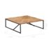vidaXL Coffee Table 110x110x36 cm Solid Acacia Wood - Image 8