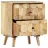 vidaXL Bedside Cabinet 40x30x50 cm Solid Mango Wood - Image 3