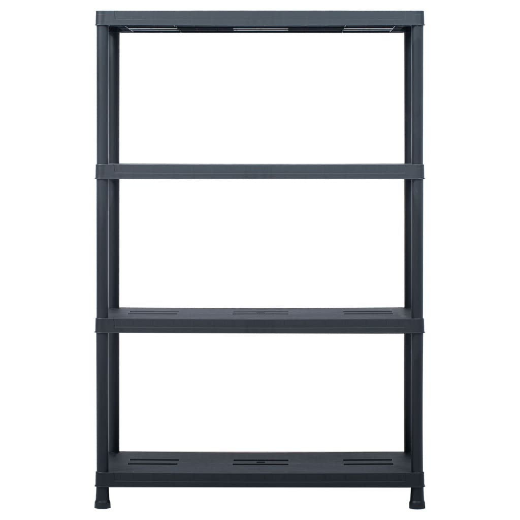8719883554464_g_en_hd_1 vidaXL Storage Shelf Rack Black 220 kg 90x40x138 cm Plastic - Image 2