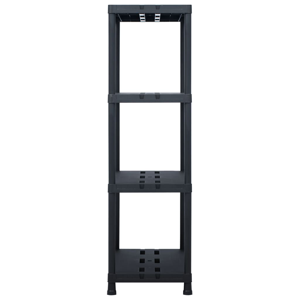 8719883554464_g_en_hd_2 vidaXL Storage Shelf Rack Black 220 kg 90x40x138 cm Plastic - Image 4