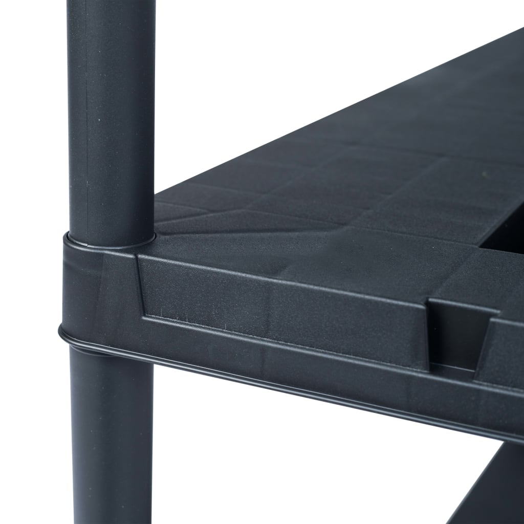 8719883554464_g_en_hd_3 vidaXL Storage Shelf Rack Black 220 kg 90x40x138 cm Plastic - Image 5
