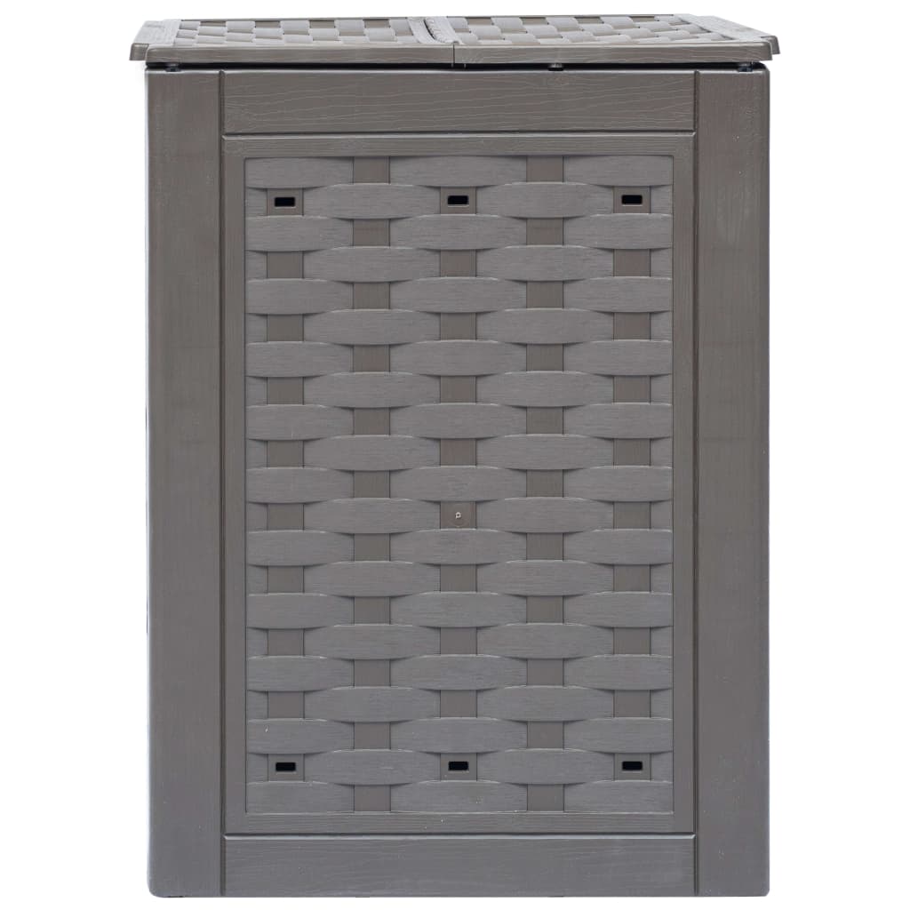 8719883554488_g_en_hd_2 vidaXL Garden Composter Brown 60x60x83 cm 300 L Plastic Rattan - Image 3