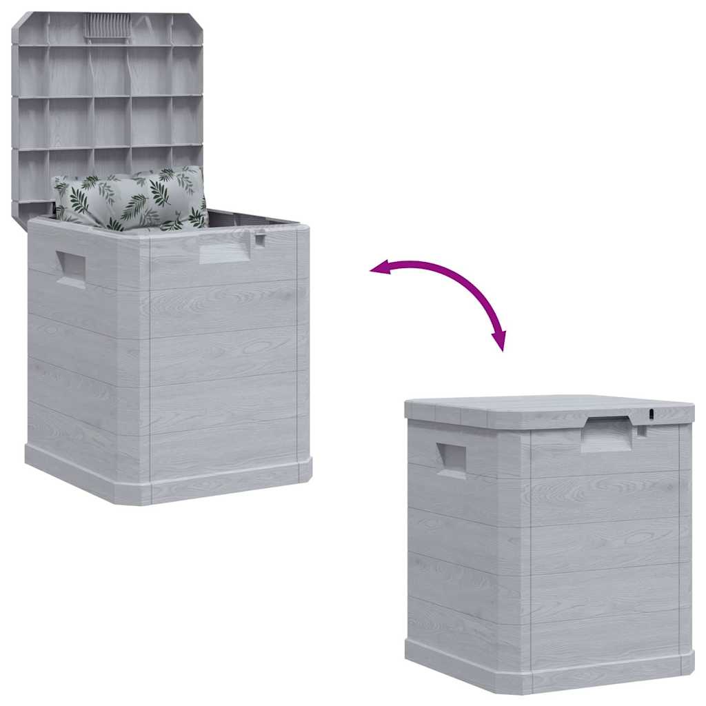 8719883554501_g_en_hd_4 vidaXL Garden Storage Box 90 L Light Grey - Image 6