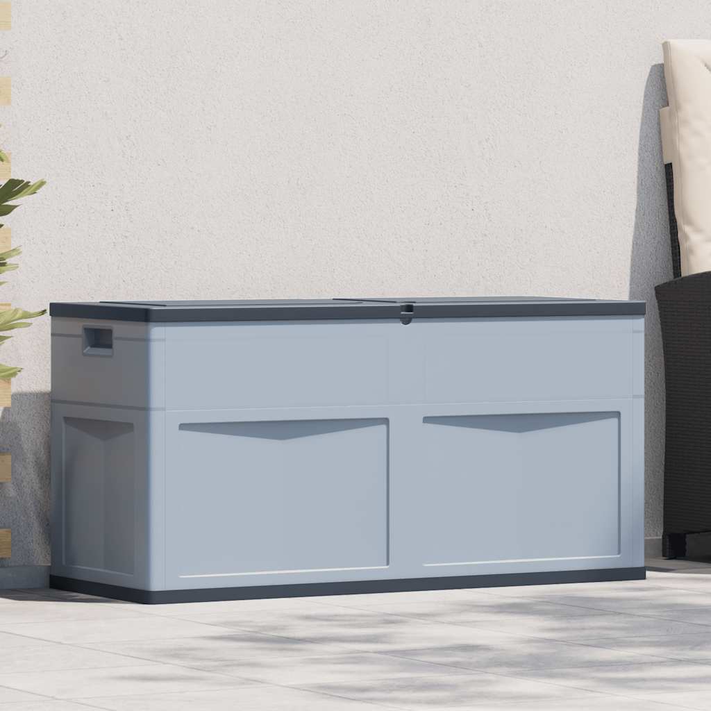 8719883554563_g_en_hd_1 vidaXL Garden Storage Box 320 L Grey Black - Image 2