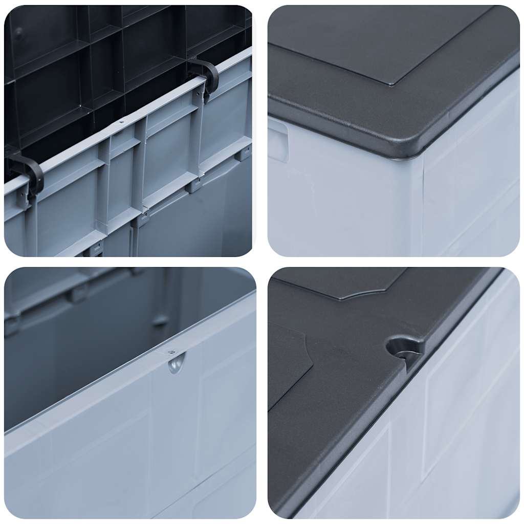 8719883554563_g_en_hd_6 vidaXL Garden Storage Box 320 L Grey Black - Image 7