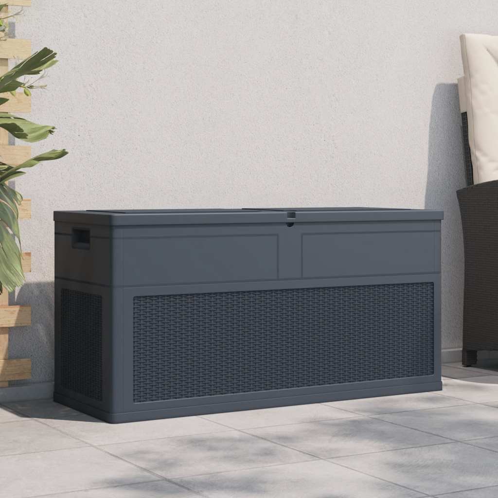 8719883554570_g_en_hd_1 vidaXL Garden Storage Box 320 L Anthracite - Image 2